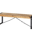 Cosmo Industrial Metal & Wood Bench Code