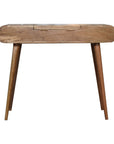 Oak-ish Round Dressing Table