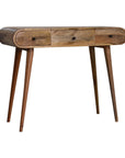 Oak-ish Round Dressing Table