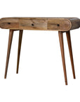 Oak-ish Round Dressing Table