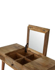 Oak-ish Round Dressing Table