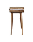 Oak-ish Round Dressing Table