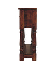 Chestnut 4 Drawer Console Table