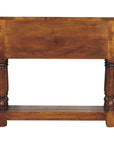 Chestnut 4 Drawer Console Table