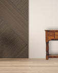 Chestnut 4 Drawer Console Table