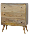 Curved Oak-ish Chest