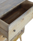 Curved Oak-ish Chest