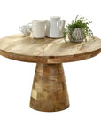 Surrey Solid Wood Coffee Table Mushroom Style