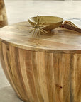 Surrey Solid Wood Drum Coffee Table